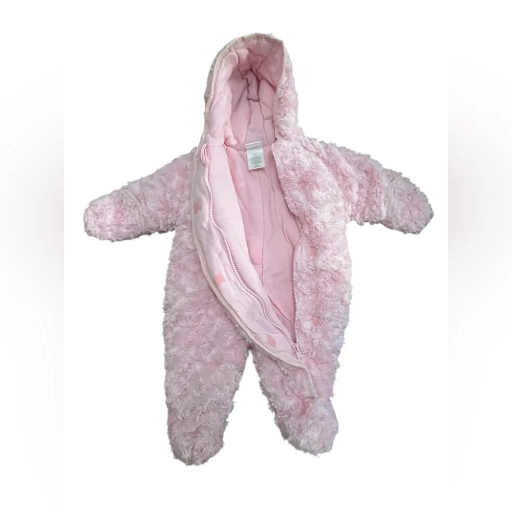 Okie Dokie Blush Pink Cozy Hooded Footie